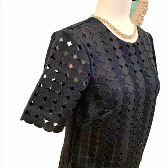 Banana Republic NWT navy circle sheath dress sz 4 - Picture 3 of 12